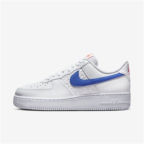 nike air force 1 blauwe zool|Blauw Air Force 1 (4) .